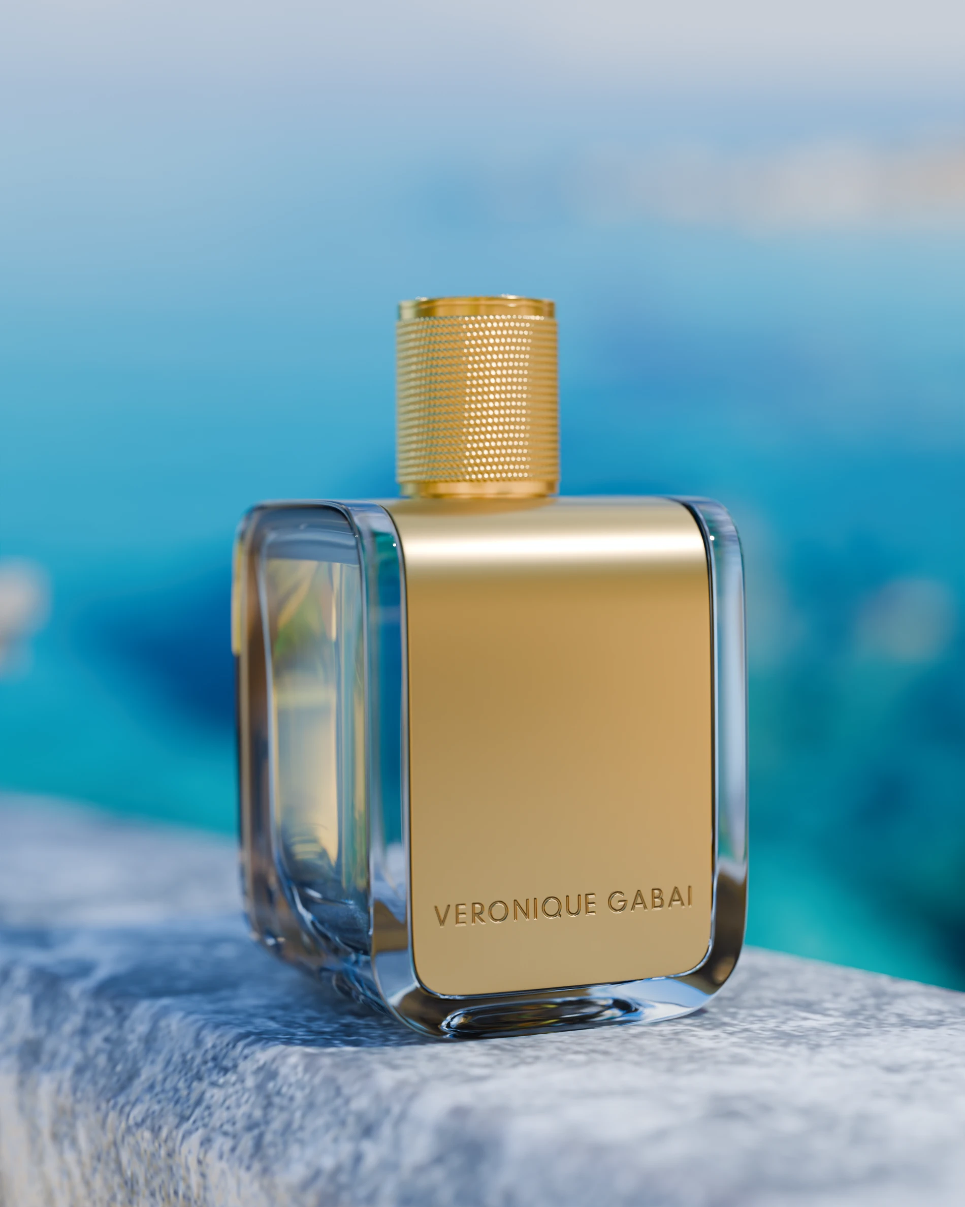 Lifestyle render &mdash; aspirational brand-world composition